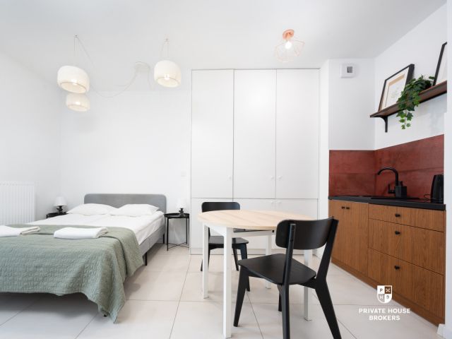 Stylowe studio z ogródkiem na Zabłociu - Mieszkanie - Wynajem - Kraków, Zabłocie