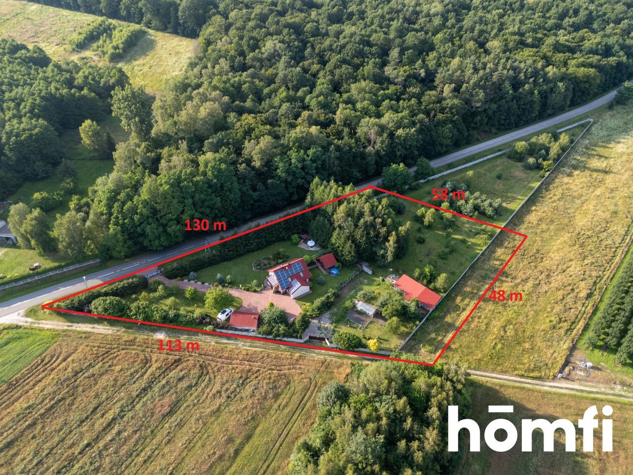 Dom z prywatnym siedliskiem | 6005 m² - Dom - Sprzedaż - Kielecki, Chmielnik / Śladków Duży