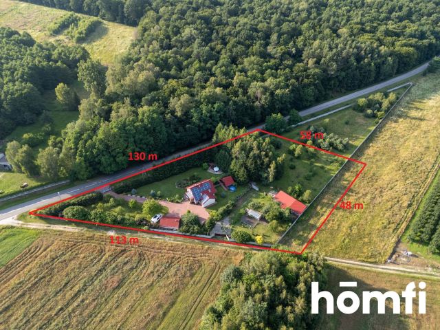 Dom z prywatnym siedliskiem | 6005 m² - Dom - Sprzedaż - Kielecki, Chmielnik / Śladków Duży