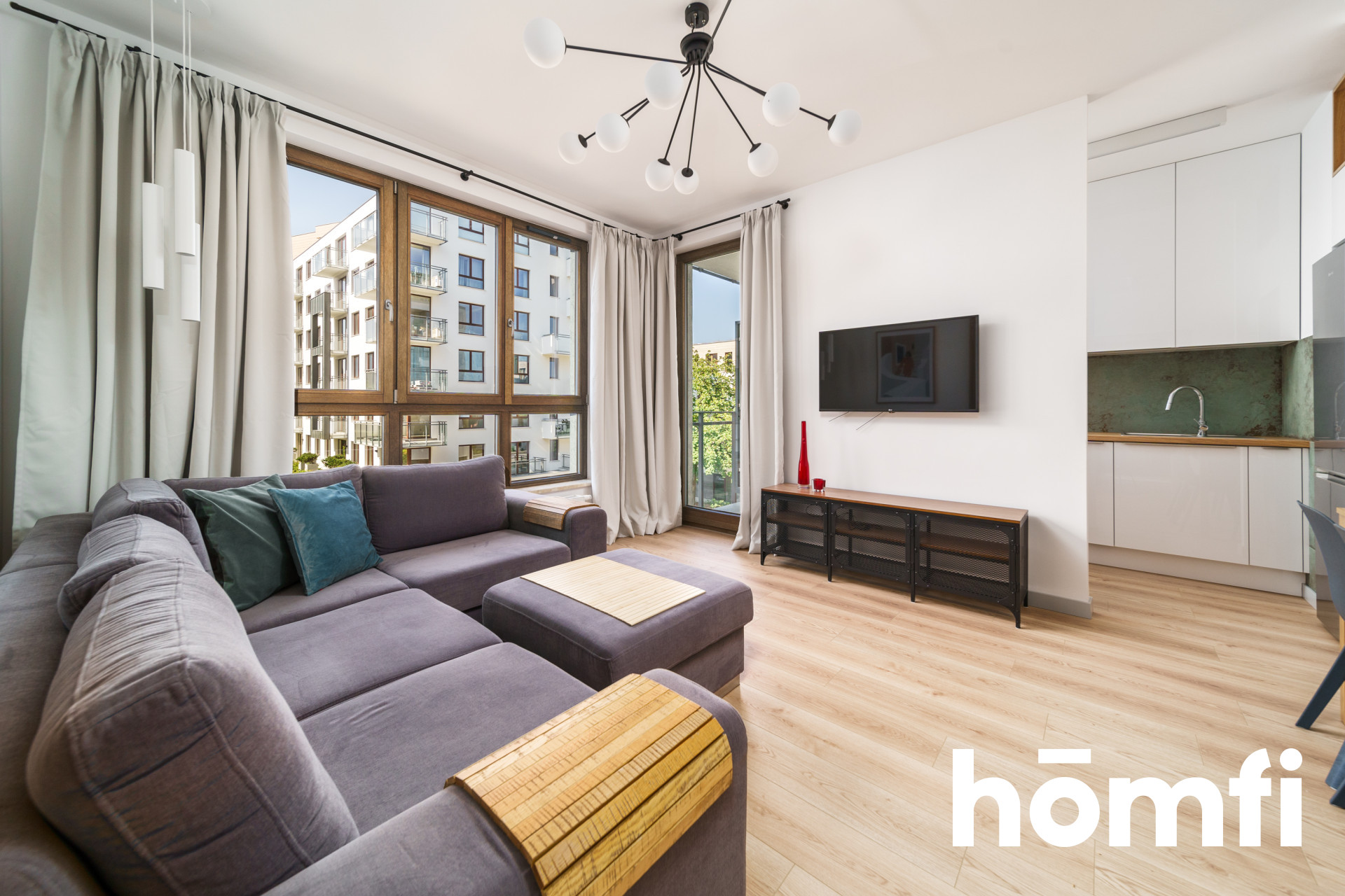 New apartment Garnizon, balcony, dressing room, PREMIUM - Квартира - Оренда - Gdańsk, Wrzeszcz Górny