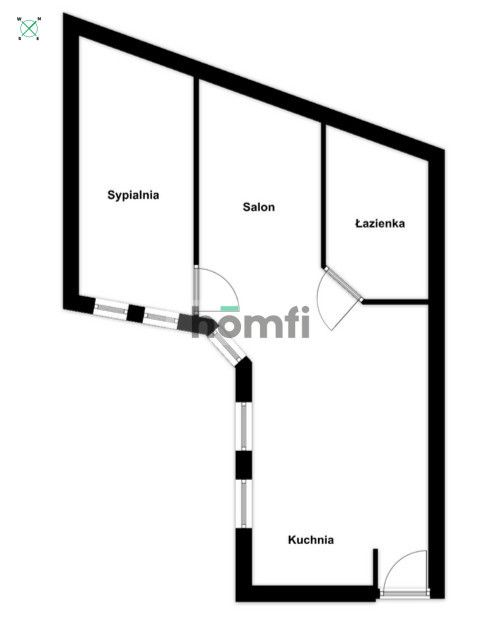 2-pokojowe mieszkanie z klimatyzacją | ul. Cieszyńska | Kraków - Mieszkanie - Wynajem - Kraków, Krowodrza