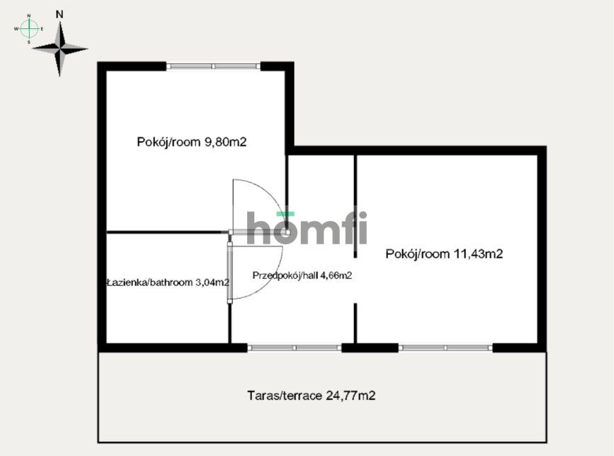 3 rooms 79m2 with terrace 25m2 and garage - Cyprysowa - Квартира - Продаж - Lublin, Ponikwoda