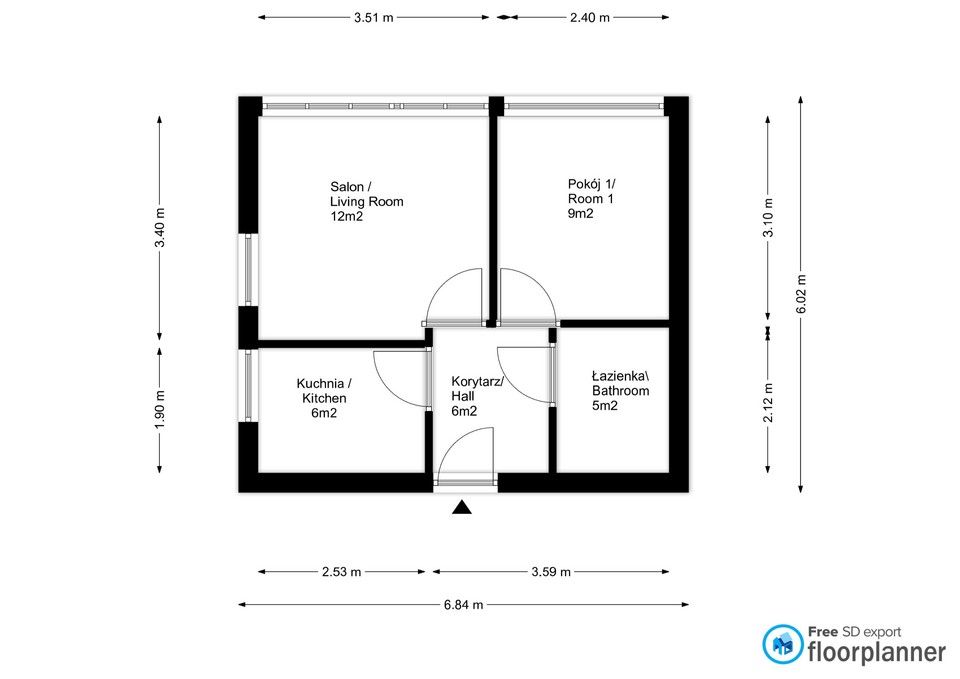 2 Rooms | Balcony | 38 m² | Brynów - Apartment - Sale - Katowice, Brynów