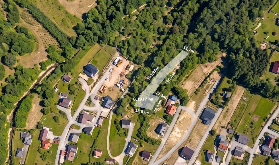 building plot with private forest - Plot - Sale - Myślenicki, Sułkowice / Rudnik