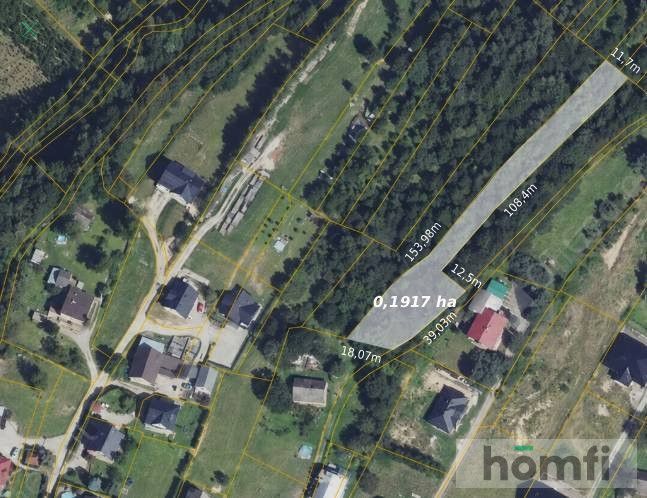 działka budowlana z prywatnym lasem - Działka - Sprzedaż - Myślenicki, Sułkowice / Rudnik