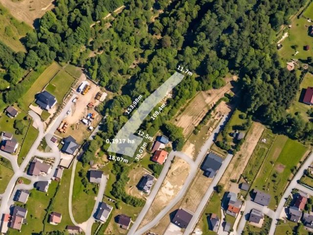 building plot with private forest - Ділянка - Продаж - Myślenicki, Sułkowice / Rudnik