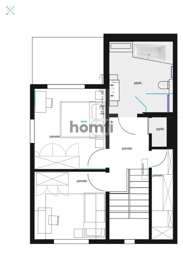 Modern and spacious two-level apartment - Apartment - Sale - Kraków, Podgórze / Jugowice