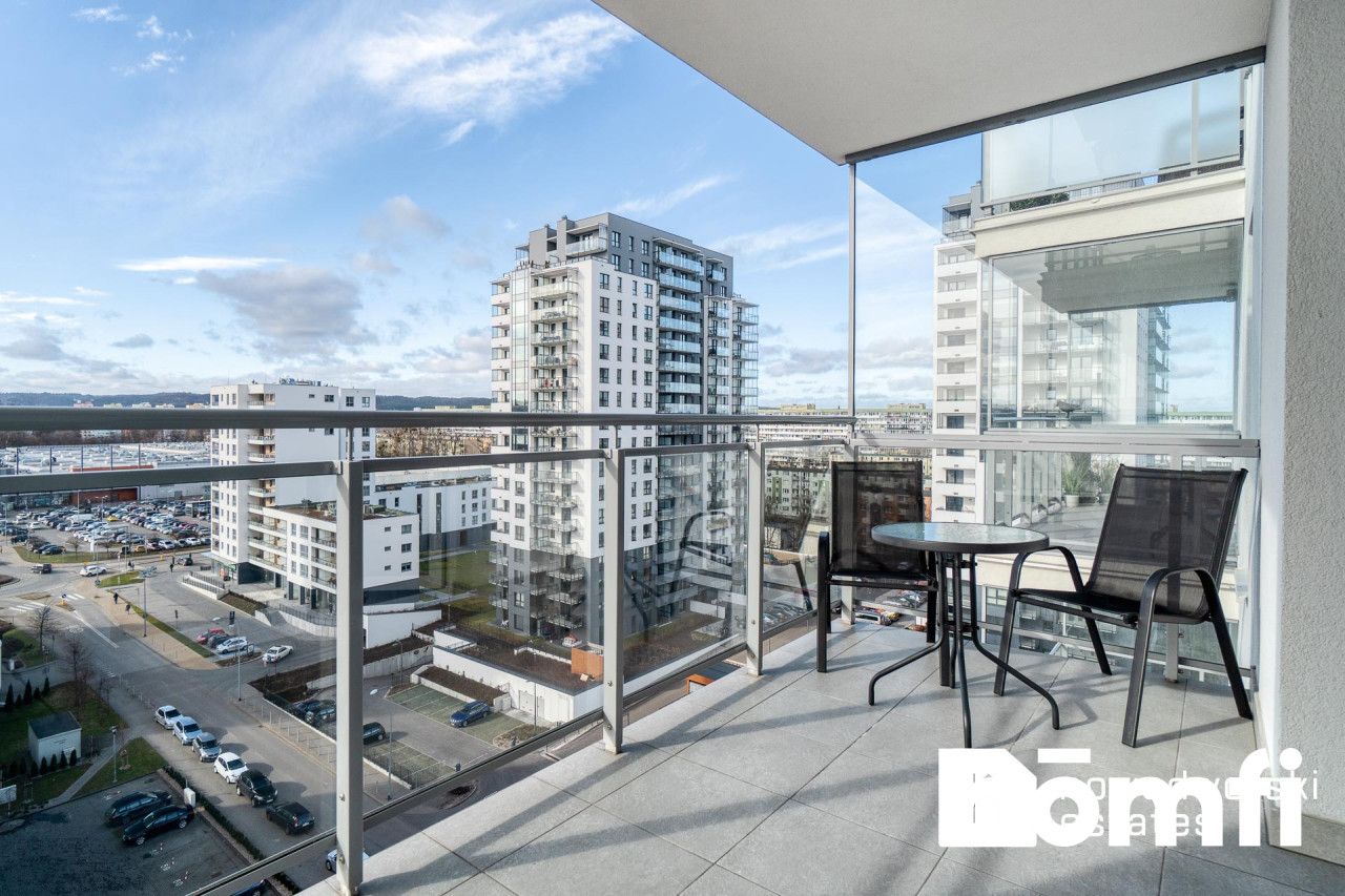 Apartament na 10 piętrze, blisko morza. Inwestycja 4 Oceany. Hala garażowa, balkon - Mieszkanie - Wynajem - Gdańsk, Przymorze