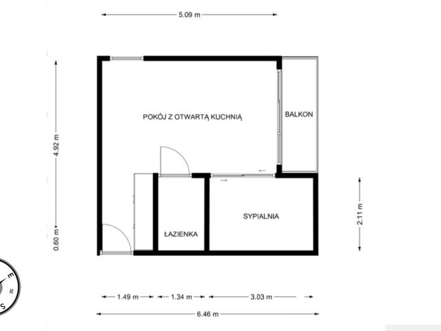 Cozy, Move-In Ready 1-Bed with a Balcony in the Heart of the City - Apartment - Sale - Sosnowiec, Centrum