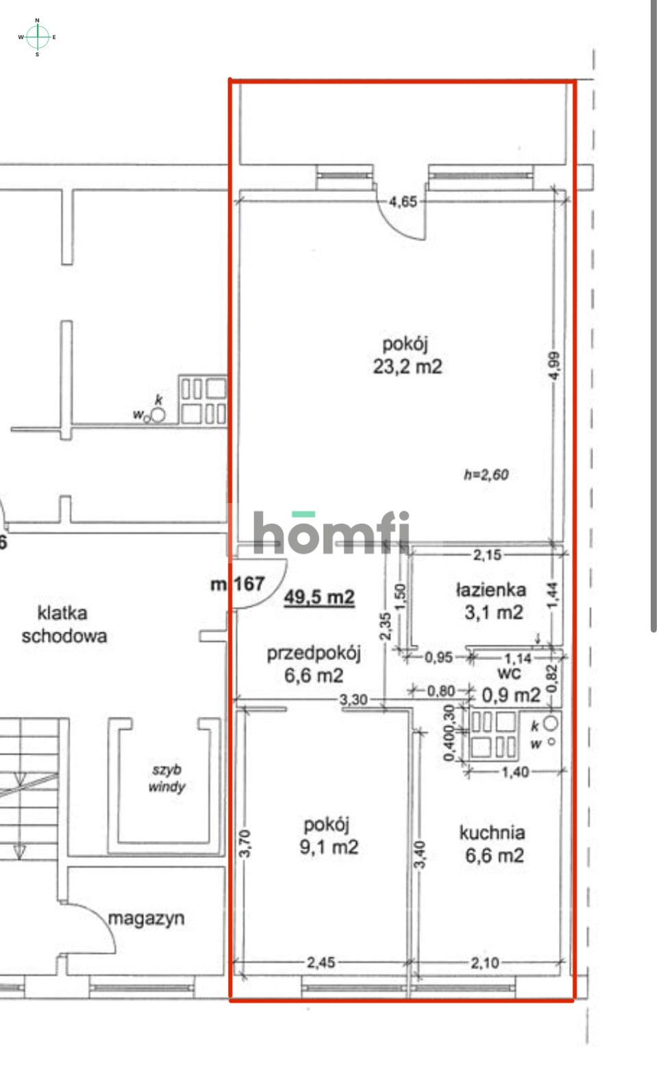 2-room apartment with a balcony near the UAM campus - Apartment - Rent - Poznań