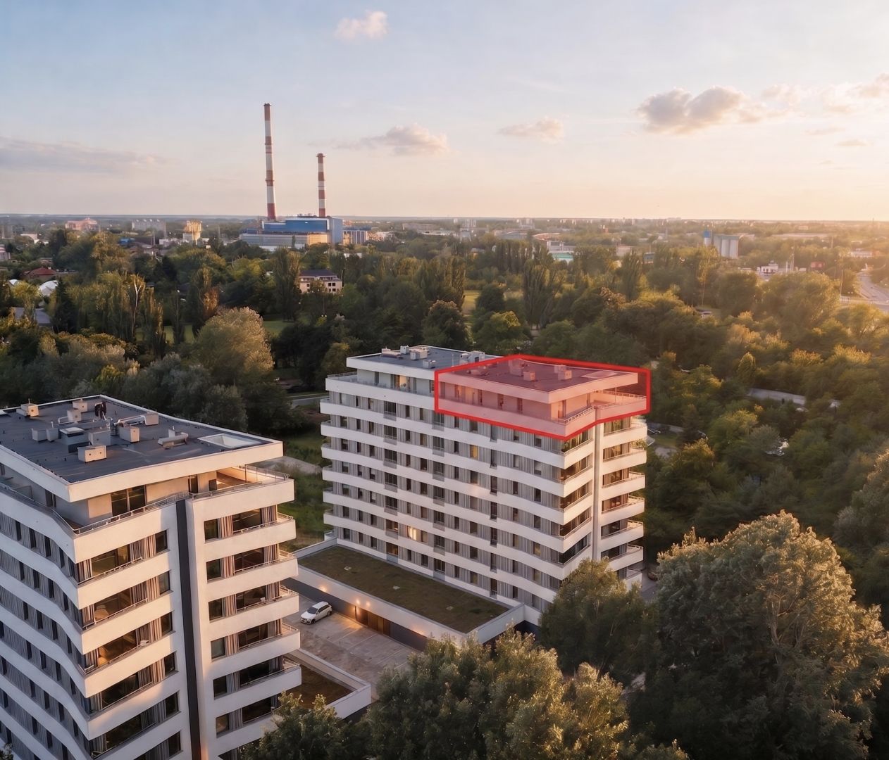 PENTHOUSE 119 SQM | 90 SQM TERRACE | LOXONE SMART HOME | PREMIUM SOKOŁÓWKA - Квартира - Продаж - Łódź, Bałuty / Radogoszcz