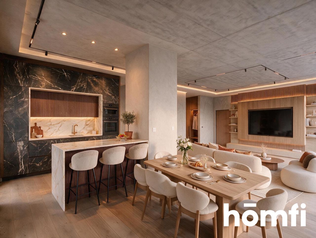 PENTHOUSE 119 SQM | 90 SQM TERRACE | LOXONE SMART HOME | PREMIUM SOKOŁÓWKA - Apartment - Sale - Łódź