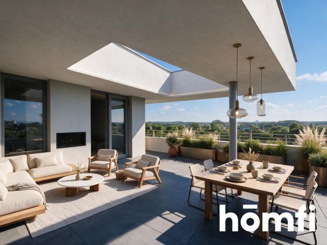 PENTHOUSE 119 SQM | 90 SQM TERRACE | LOXONE SMART HOME | PREMIUM SOKOŁÓWKA - Apartment - Sale - Łódź, Bałuty / Radogoszcz