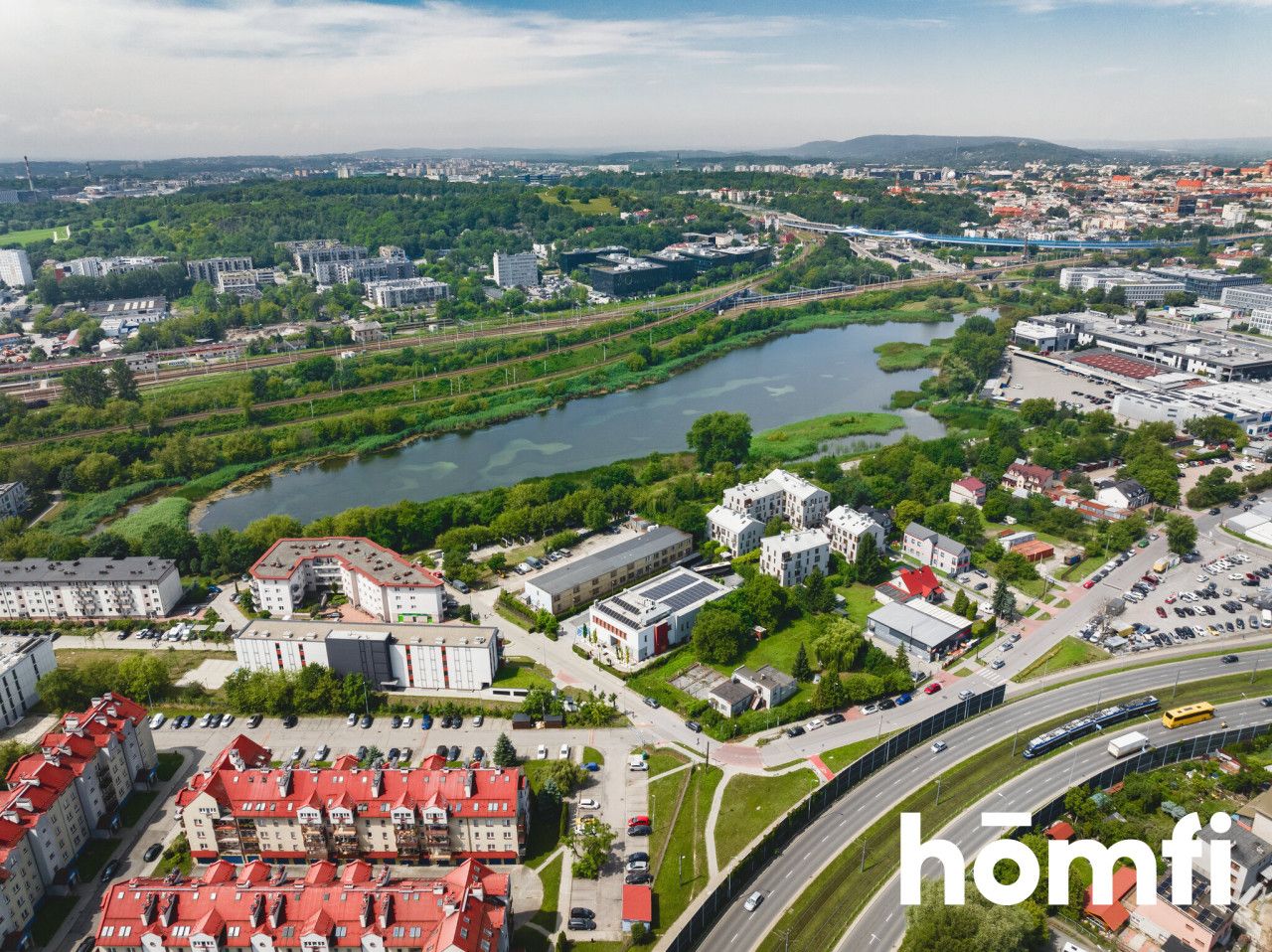 3-room apartment with parking in the Nad Stawem estate - Apartment - Sale - Kraków, Podgórze / Płaszów