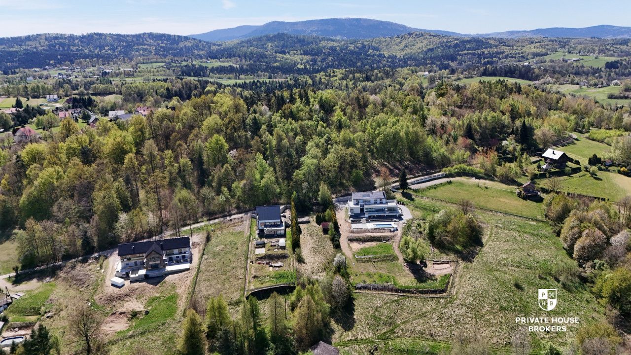 Działka budowlana 1371 m² | Brzezowa, gm. Dobczyce | Media | MPZP | Widokowa okolica - Ділянка - Продаж - Myślenicki, Dobczyce / Brzezowa