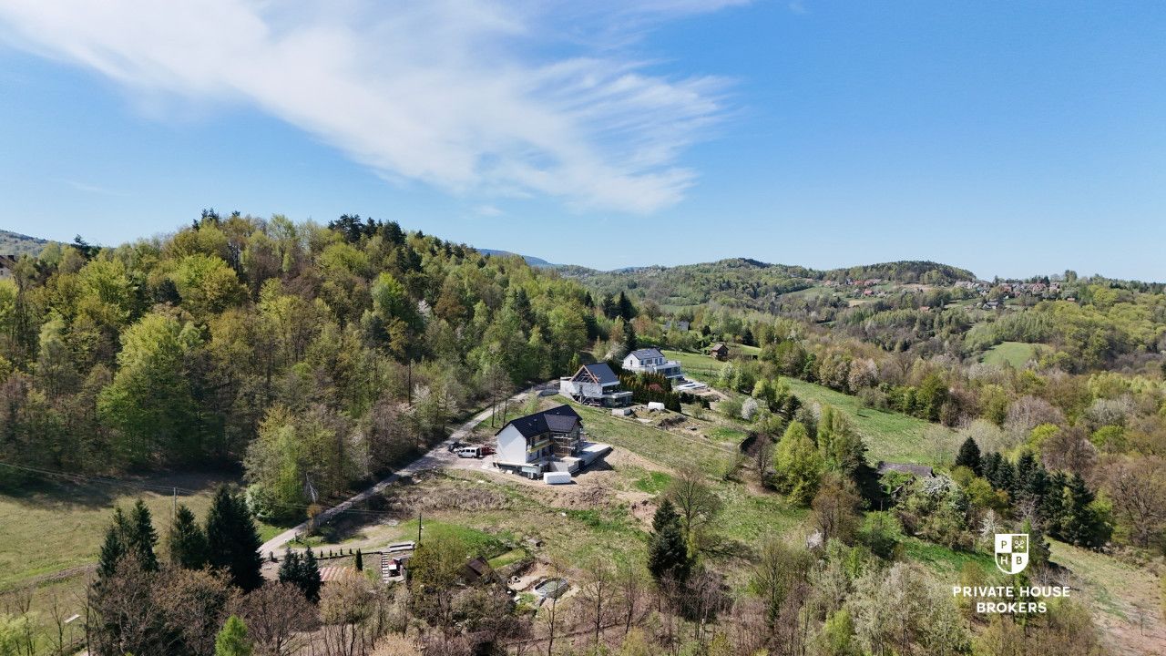 Działka budowlana 1371 m² | Brzezowa, gm. Dobczyce | Media | MPZP | Widokowa okolica - Działka - Sprzedaż - Myślenicki, Dobczyce / Brzezowa