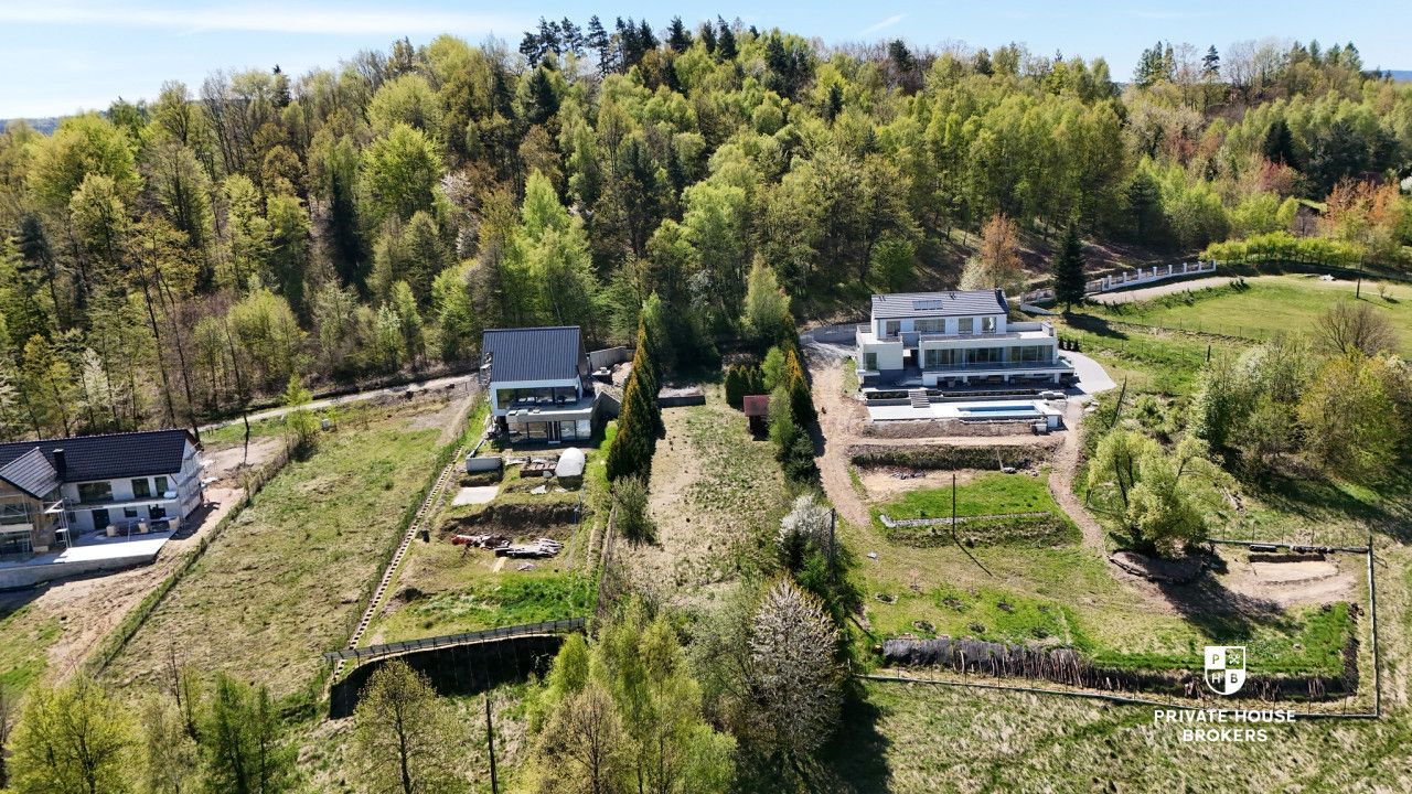 Działka budowlana 1371 m² | Brzezowa, gm. Dobczyce | Media | MPZP | Widokowa okolica - Działka - Sprzedaż - Myślenicki, Dobczyce / Brzezowa