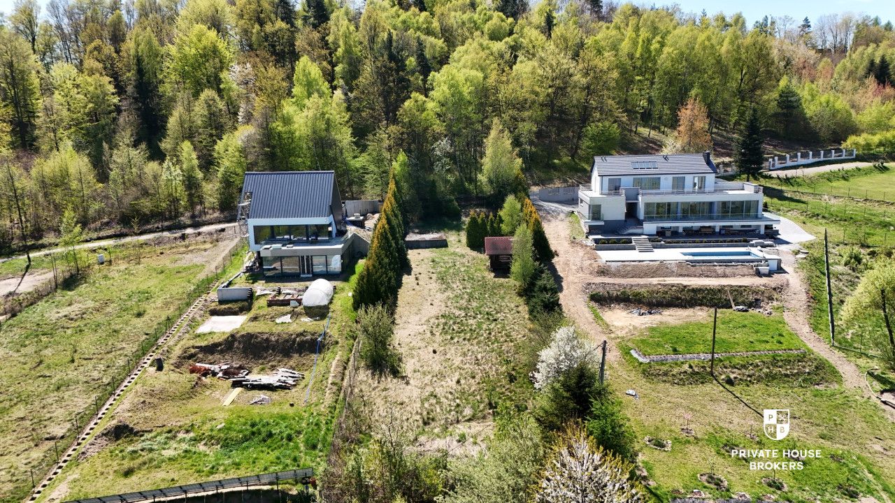 Działka budowlana 1371 m² | Brzezowa, gm. Dobczyce | Media | MPZP | Widokowa okolica - Działka - Sprzedaż - Myślenicki, Dobczyce / Brzezowa