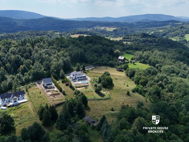 Działka budowlana 1371 m² | Brzezowa, gm. Dobczyce | Media | MPZP | Widokowa okolica - Działka - Sprzedaż - Myślenicki, Dobczyce / Brzezowa