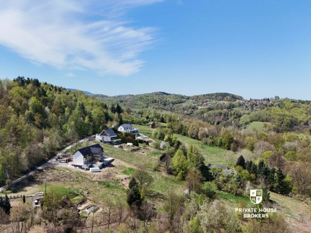 Działka budowlana 1371 m² | Brzezowa, gm. Dobczyce | Media | MPZP | Widokowa okolica - Działka - Sprzedaż - Myślenicki, Dobczyce / Brzezowa