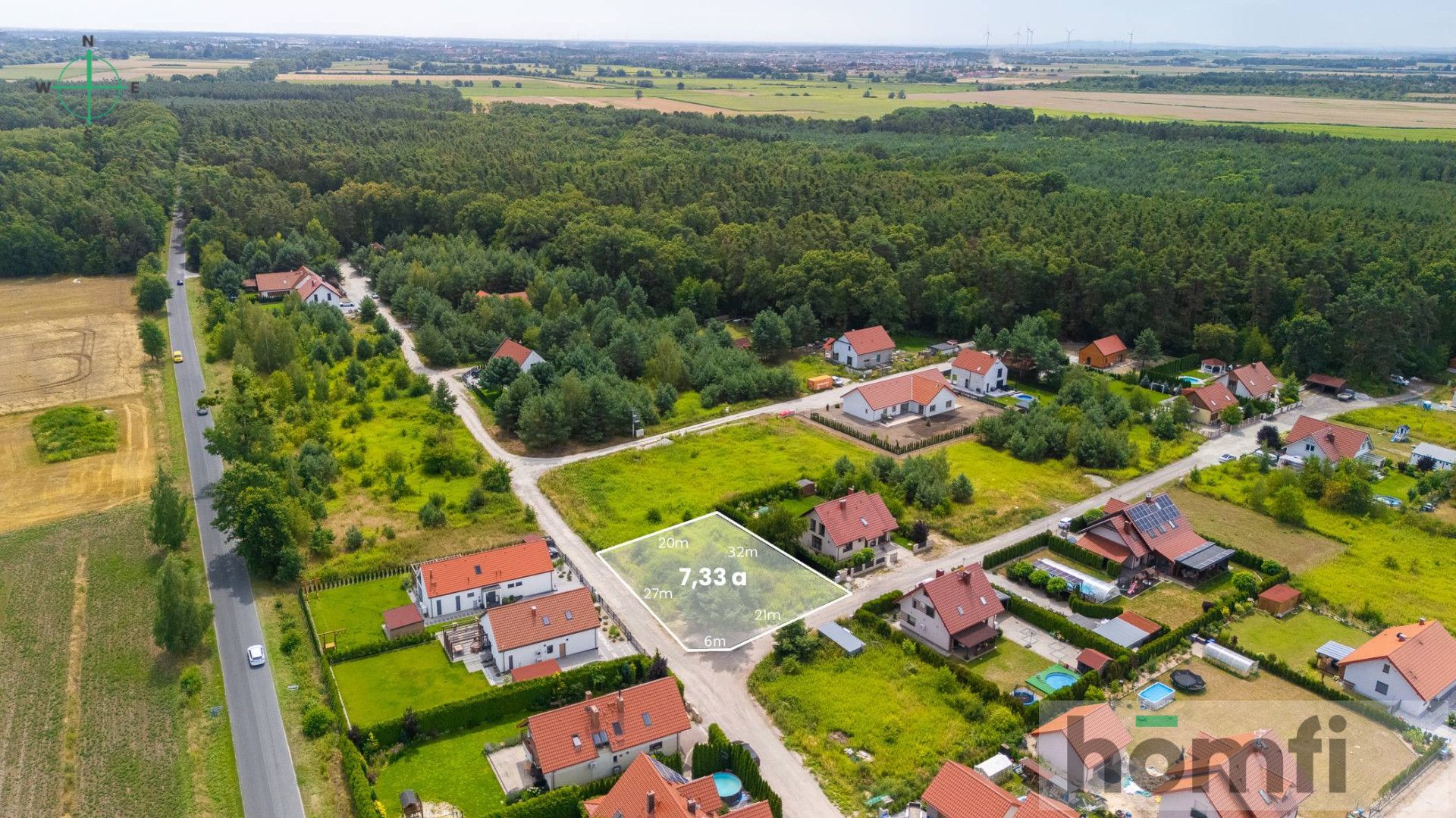 Building Land | Siedlce | 733 m² - Plot - Sale - Oławski, Oława / Siedlce