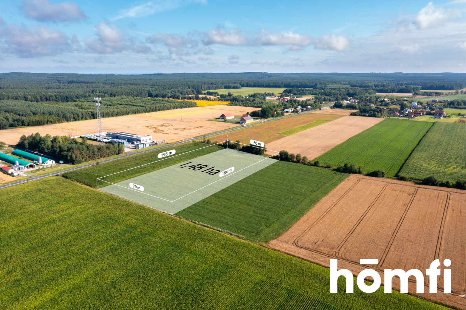 Industrial & Commercial Land – 1.48 ha - Plot - Sale - Oleśnicki, Syców / Drołtowice