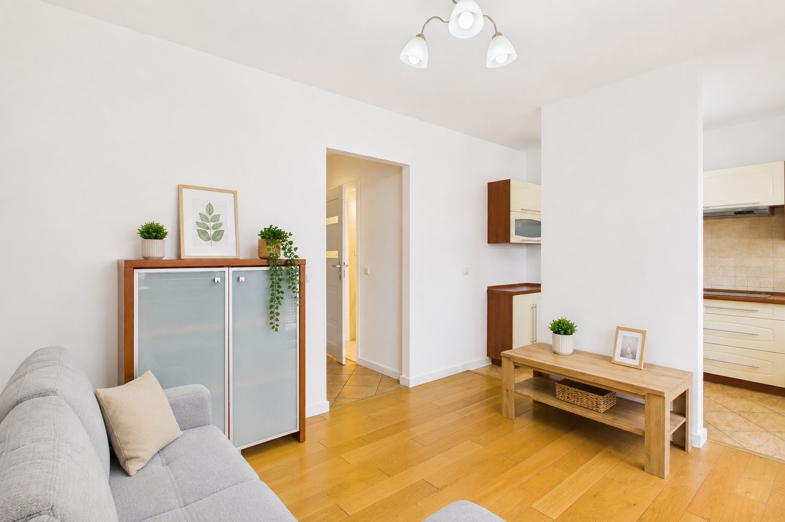 Bright Studio Apartment with Balcony | Wysoka | 28 m² - Apartment - Rent - Wrocławski, Kobierzyce / Wysoka