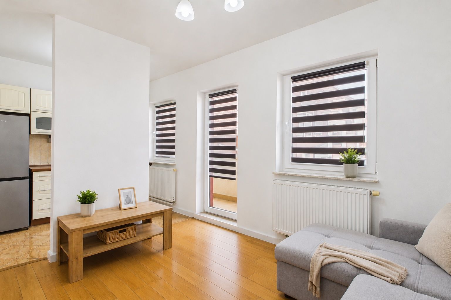Bright Studio Apartment with Balcony | Wysoka | 28 m² - Apartment - Rent - Wrocławski, Kobierzyce / Wysoka
