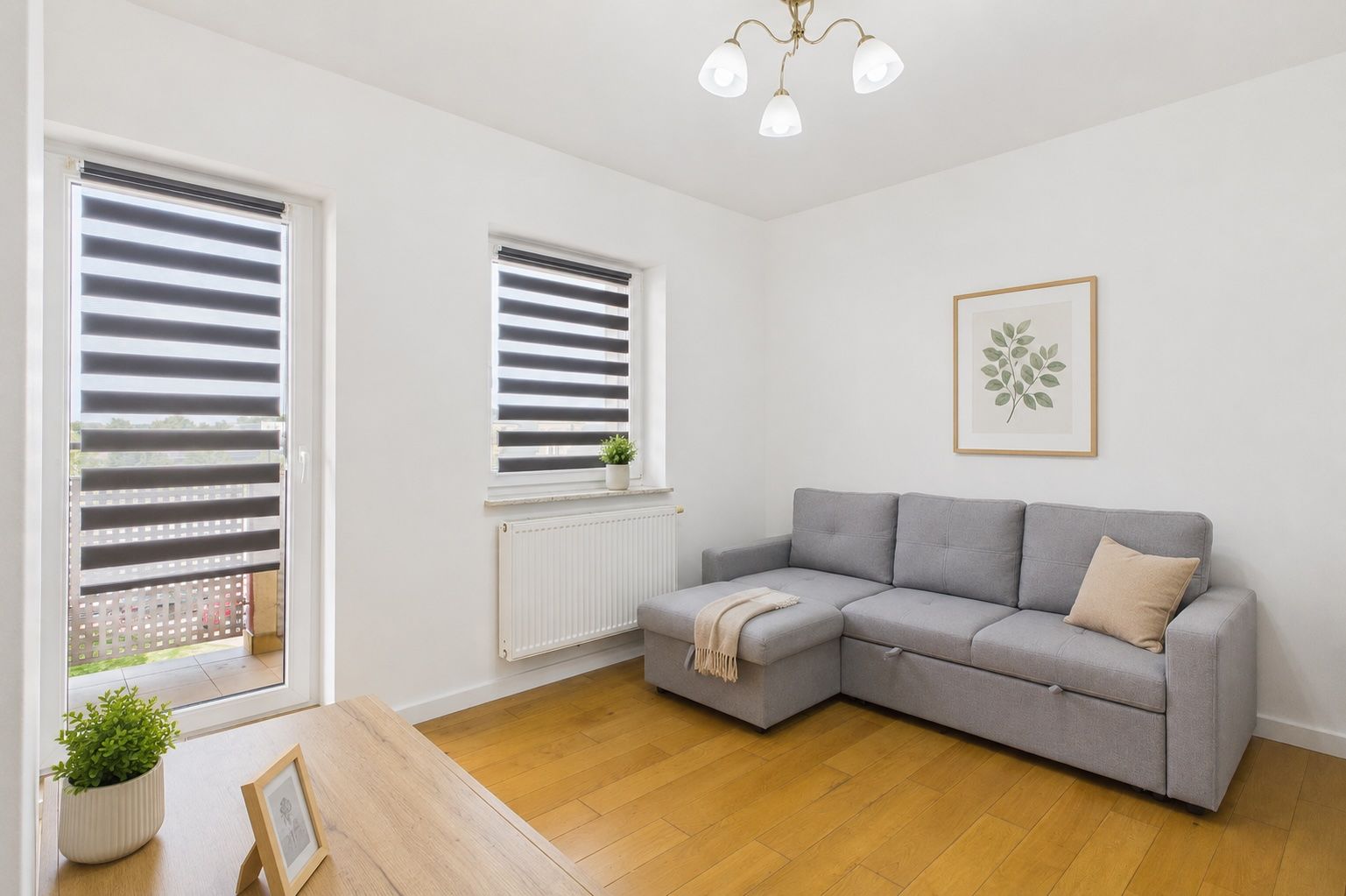 Bright Studio Apartment with Balcony | Wysoka | 28 m² - Apartment - Rent - Wrocławski, Kobierzyce / Wysoka