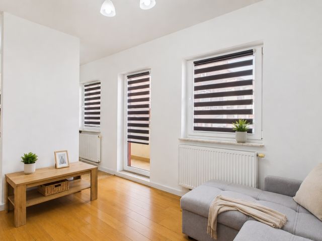 Jasna kawalerka z balkonem | Wysoka | 28 m² - Mieszkanie - Wynajem - Wrocławski, Kobierzyce / Wysoka
