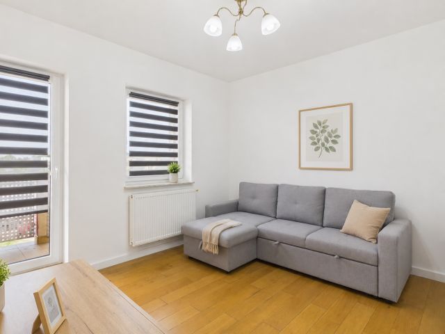 Jasna kawalerka z balkonem | Wysoka | 28 m² - Mieszkanie - Wynajem - Wrocławski, Kobierzyce / Wysoka