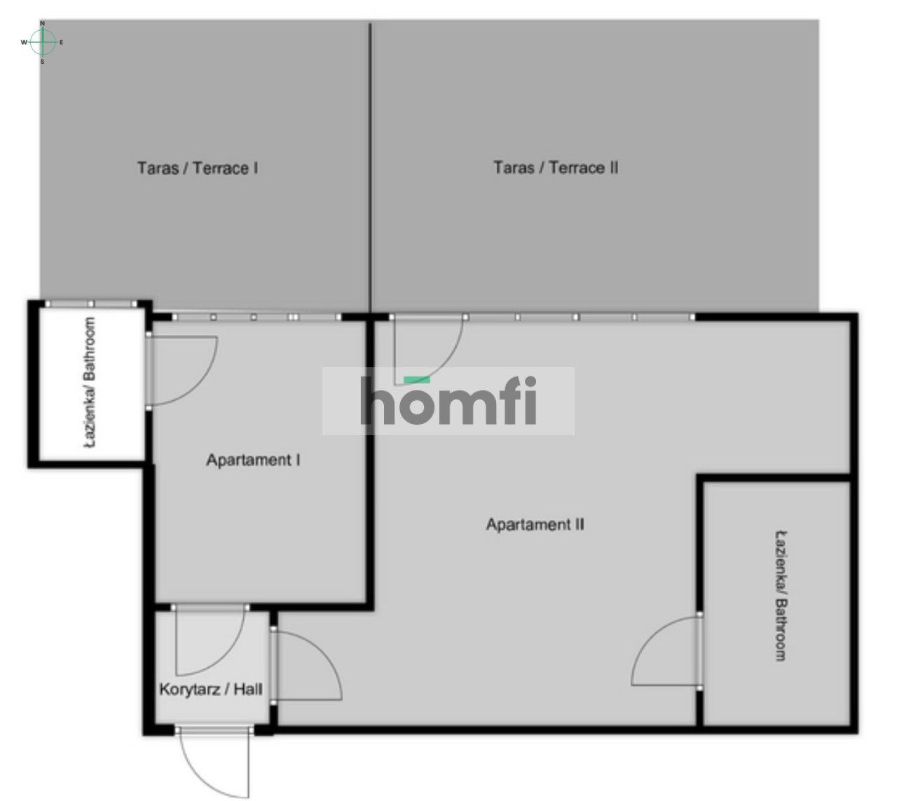 Two Investment Apartments in the City Centre on Ruska Street - Квартира - Продаж - Wrocław, Stare Miasto
