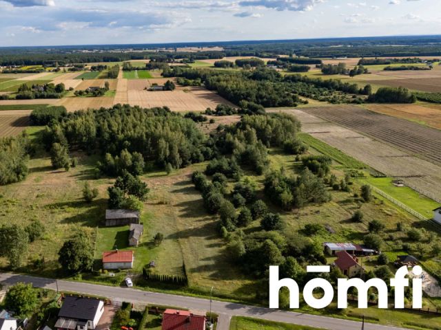 Duża i szeroka działka z domkiem, zabudowaniami i lasem - Działka - Sprzedaż - Zwoleński, Przyłęk / Okrężnica