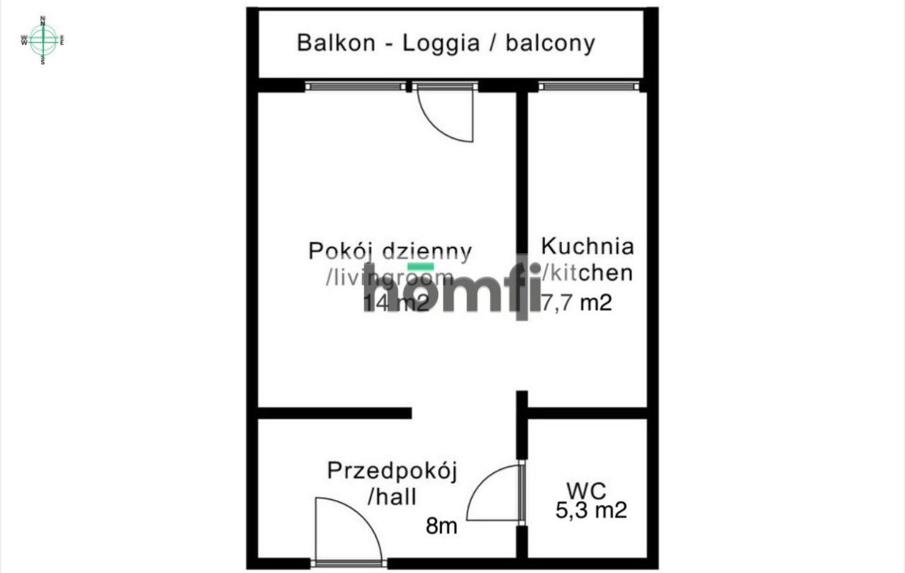 MALTA Studio, separate kitchen, garage, storage room - Квартира - Оренда - Poznań, Nowe Miasto / Malta