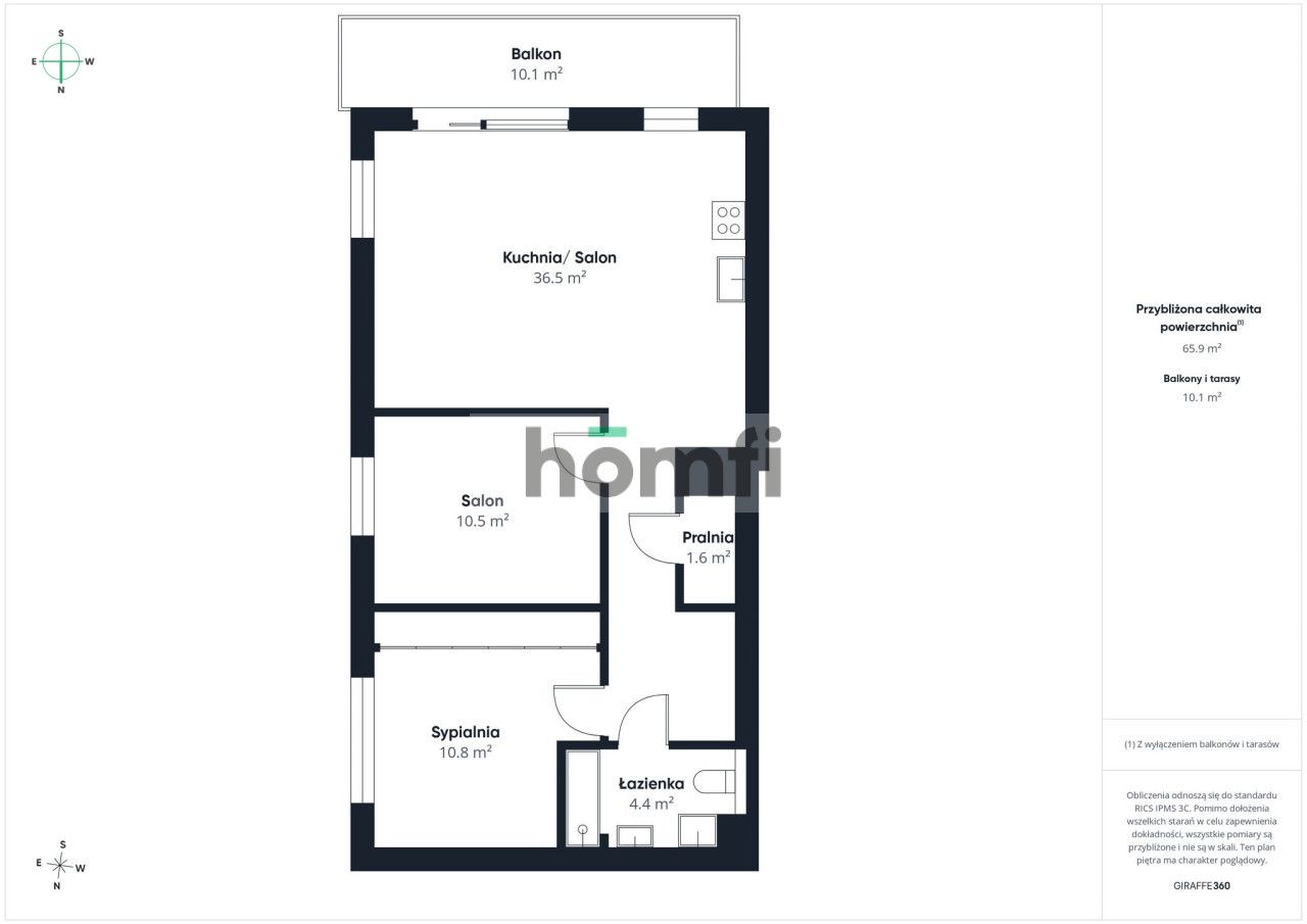 Apartament Premium | Nad Morzem | 67,93 m² - Mieszkanie - Sprzedaż - Gdańsk