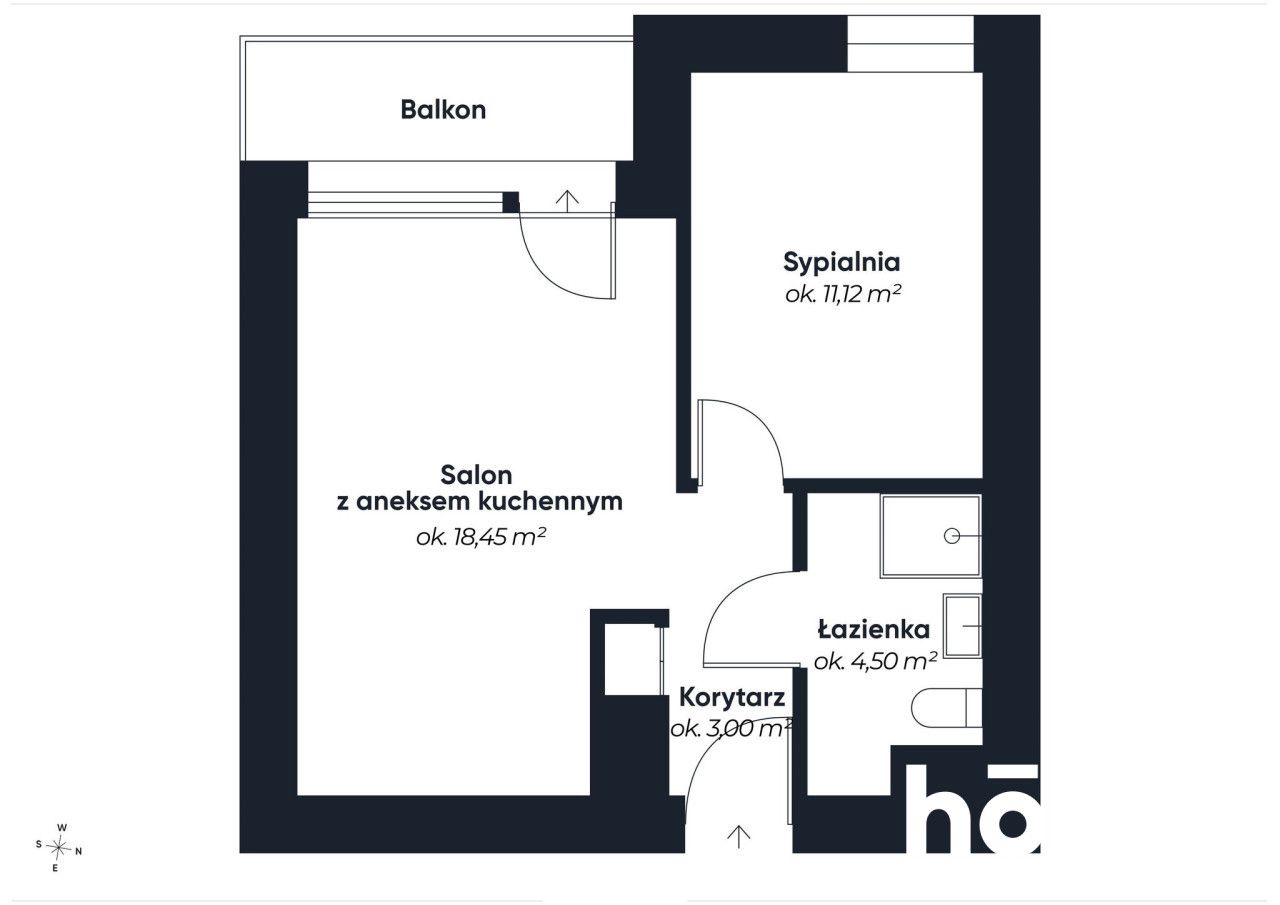 Live in Jar – Modern Two-Bedroom Apartment with a Loggia - Apartment - Rent - Toruń, Jar