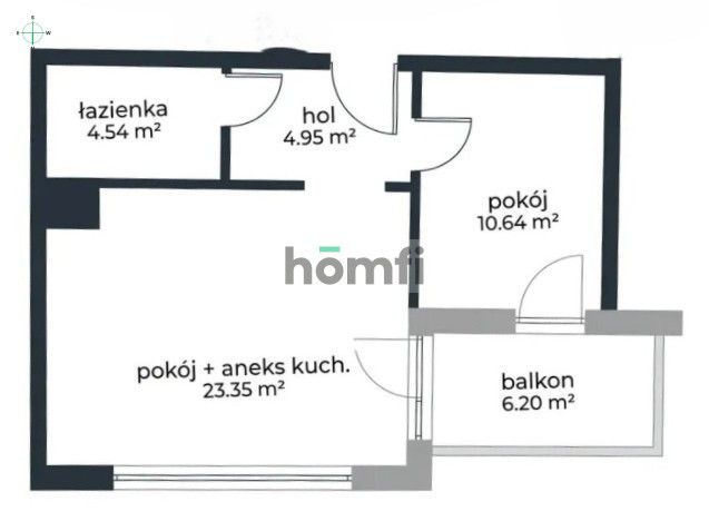 Apartment 43.5 m² Wrocławska Street – Krowodrza – Nowa V Dzielnica - Apartment - Rent - Kraków, Krowodrza