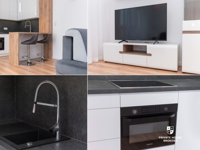 2 rooms | top floor | Port Popowice | Balcony | Parking space and storage unit - Apartment - Rent - Wrocław, Fabryczna