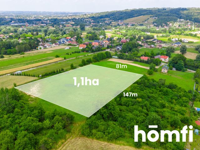 Possibility of construction | Viewpoint | 1.1 ha - Plot - Sale - Rzeszowski, Tyczyn / Kielnarowa