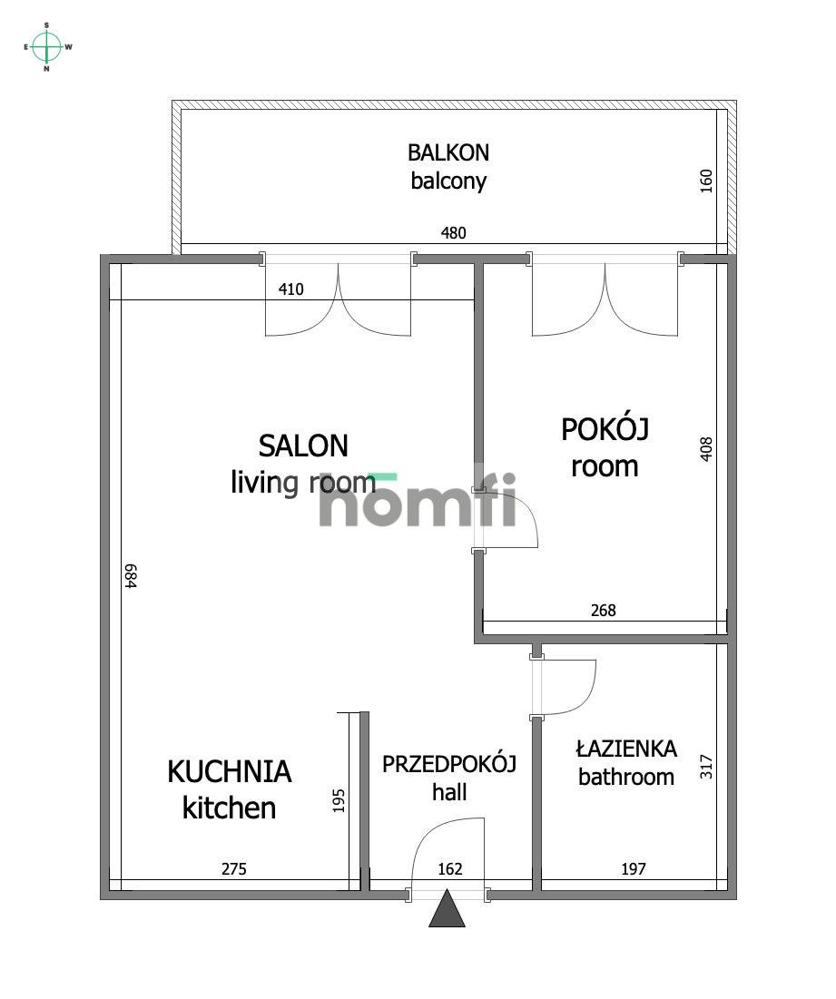 2-Bedroom Apartment | Next to NOHO Młyny Mogilska - Квартира - Продаж - Kraków, Śródmieście
