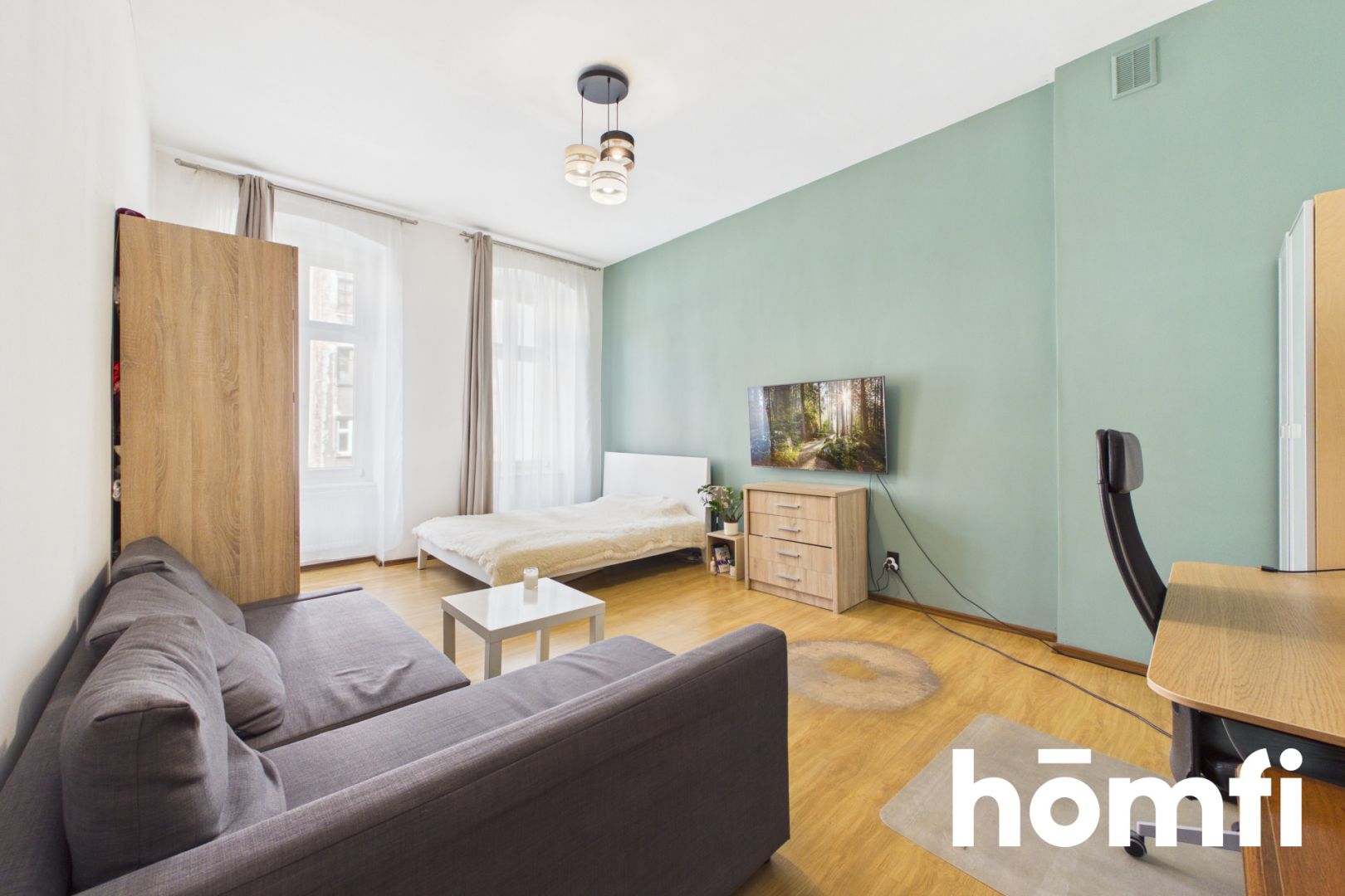 KOŚCIUSZKI - 45 M2 Z POTENCJAŁEM NA 2 POKOJE - Apartment - Sale - Wrocław, Krzyki