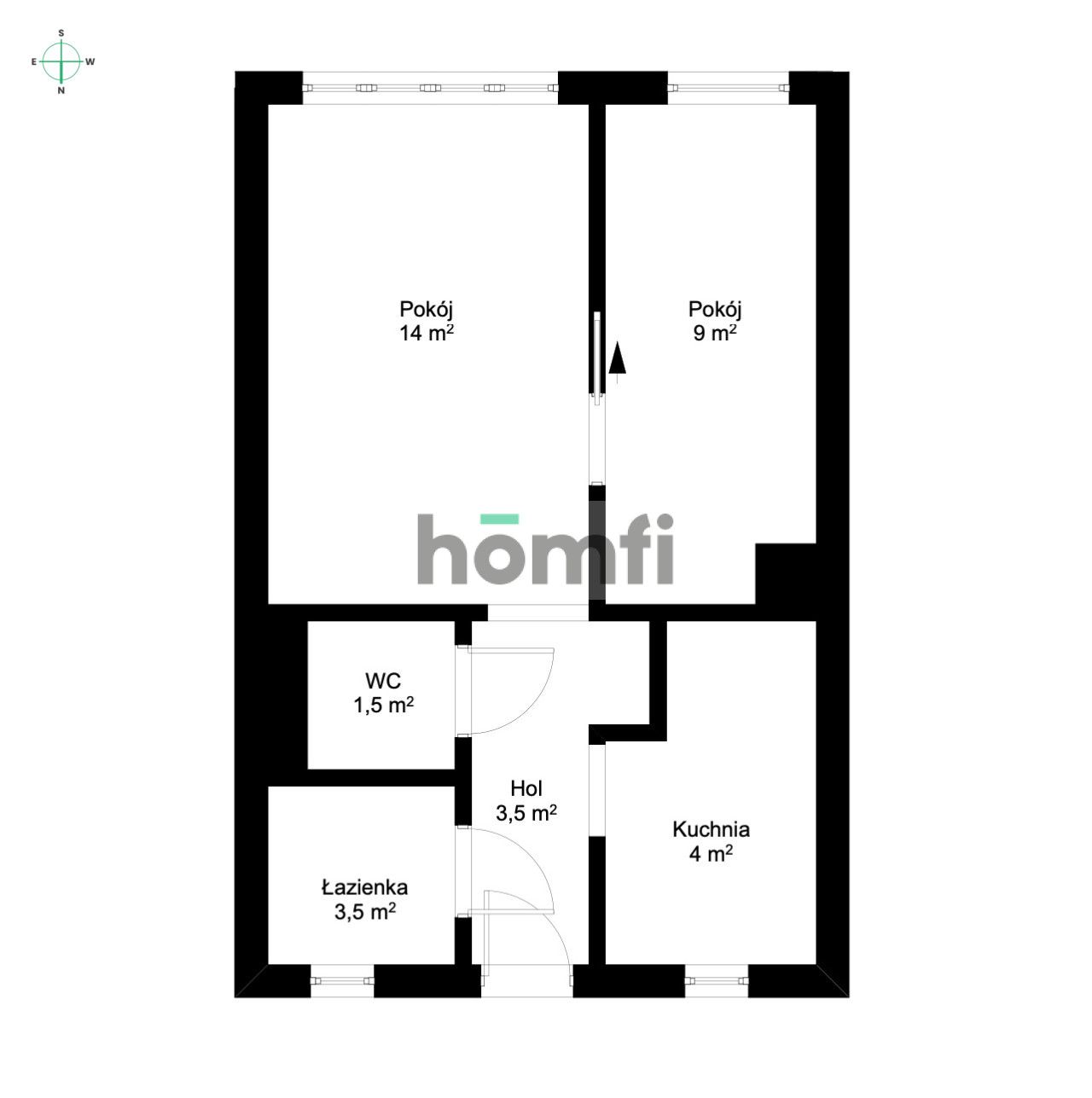 Studio apartment in the student center of Krakow - Apartment - Sale - Kraków