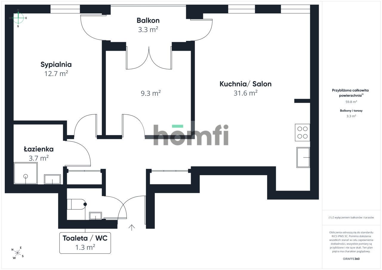 3-pokojowe mieszkanie Lublin–blisko Centrum - Mieszkanie - Sprzedaż - Lublin, Kalinowszczyzna
