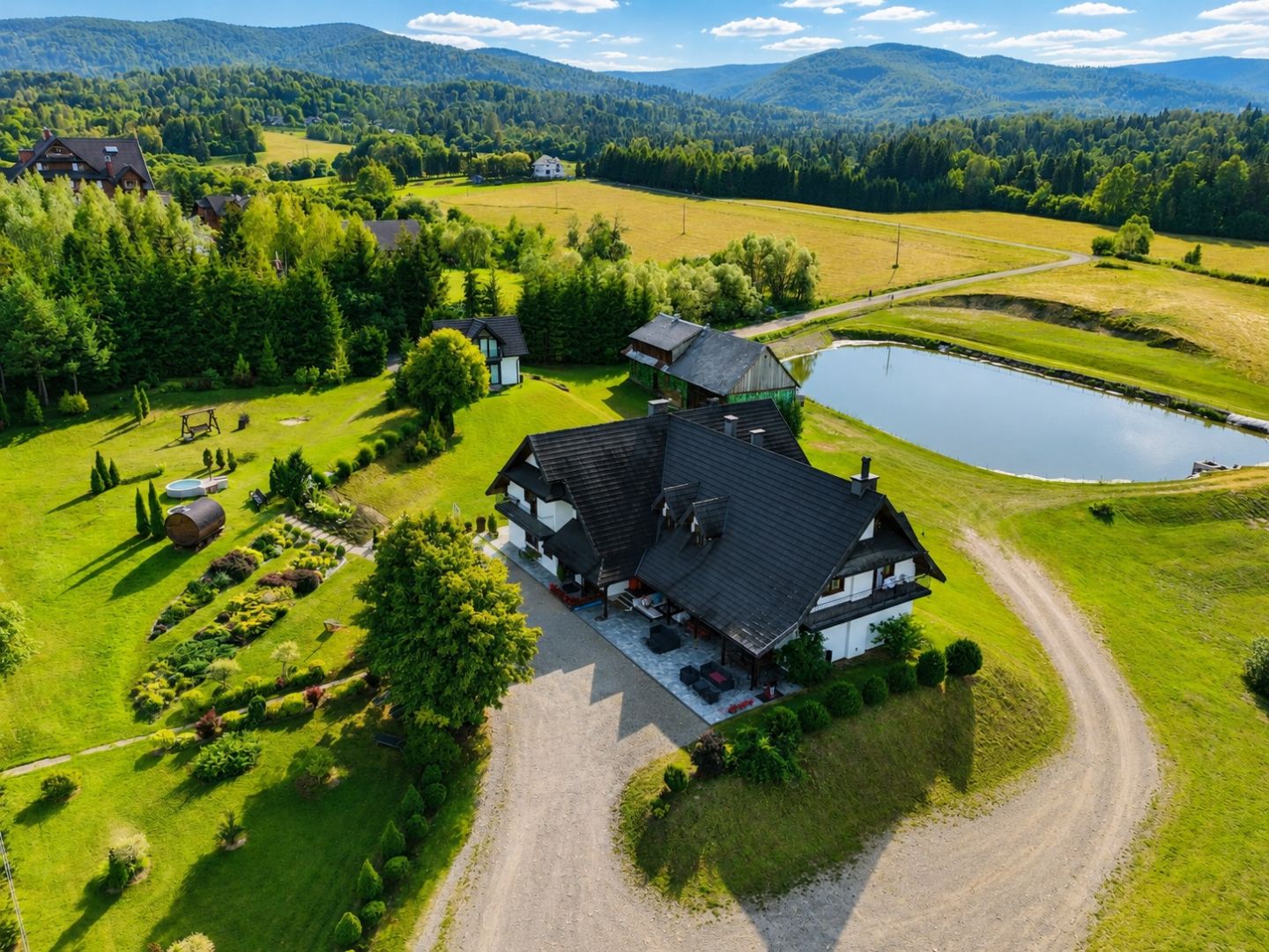 Pensjonat 1,79 ha w sercu Bieszczad – Smerek - Dom - Sprzedaż - Leski, Cisna / Smerek