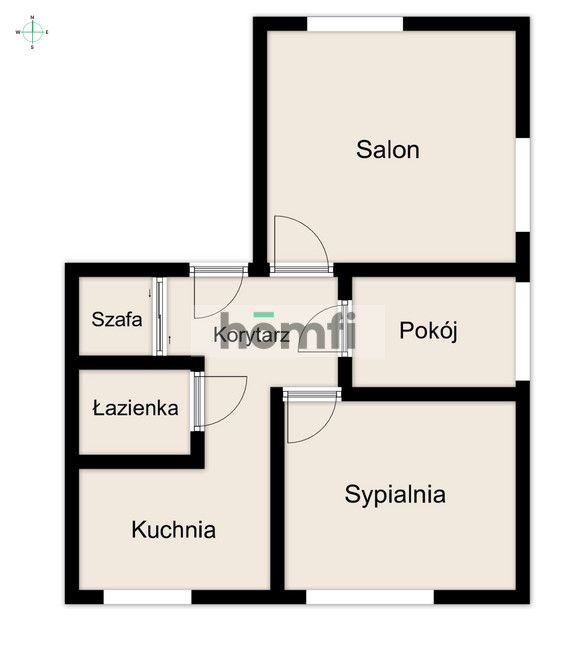 3-Room Apartment | 49 m² | Łódź Górna - Apartment - Sale - Łódź, Górna