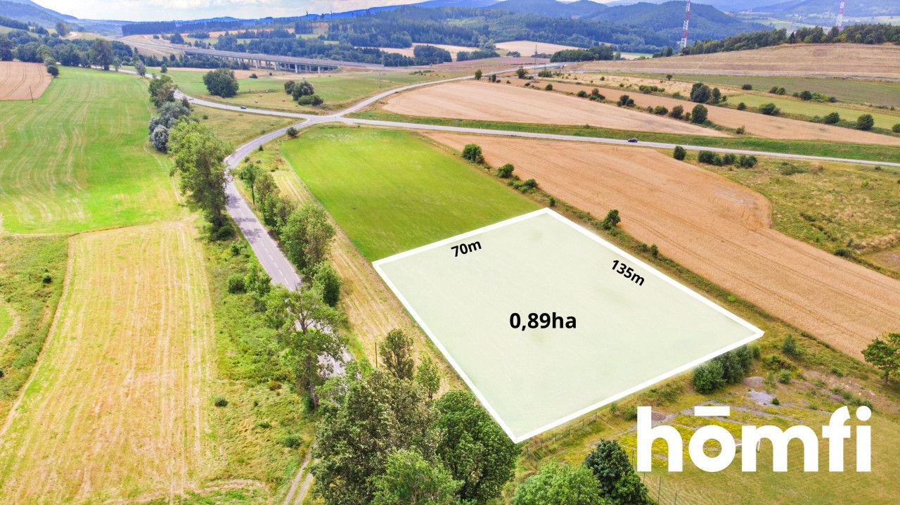 Działka Budowlano-Usługowa w Przedwojowie 0,9ha - Ділянка - Продаж - Kamiennogórski, Kamienna Góra / Przedwojów