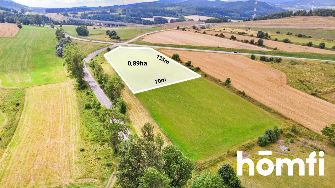 {Residential and Commercial Plot in Przedwojów – 0.9 ha - Plot - Sale - Kamiennogórski, Kamienna Góra / Przedwojów