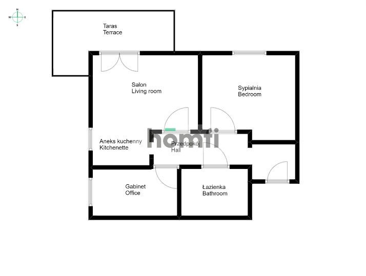 2-room flat - Śliczna street! Tauron Arena - Квартира - Оренда - Kraków, Śródmieście / Olsza