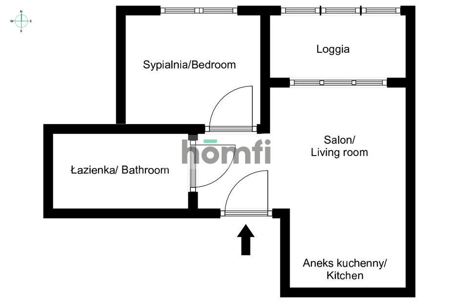 2-room apartment for rent on Lea Street - Apartment - Rent - Kraków, Krowodrza