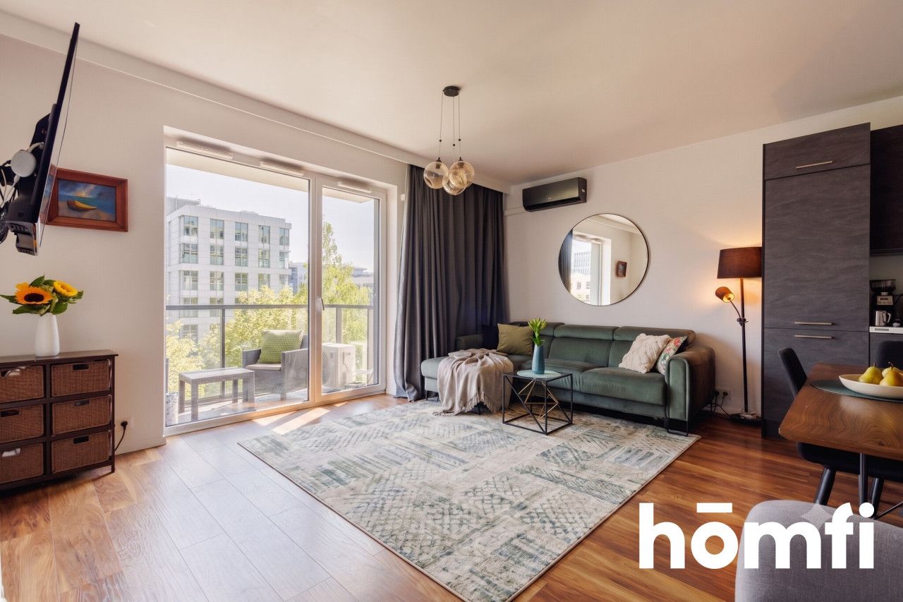Sunny, Air-Conditioned 2 Rooms with a view on the Park, Mokka Mokotów (46m2) - Квартира - Продаж - Warszawa, Mokotów